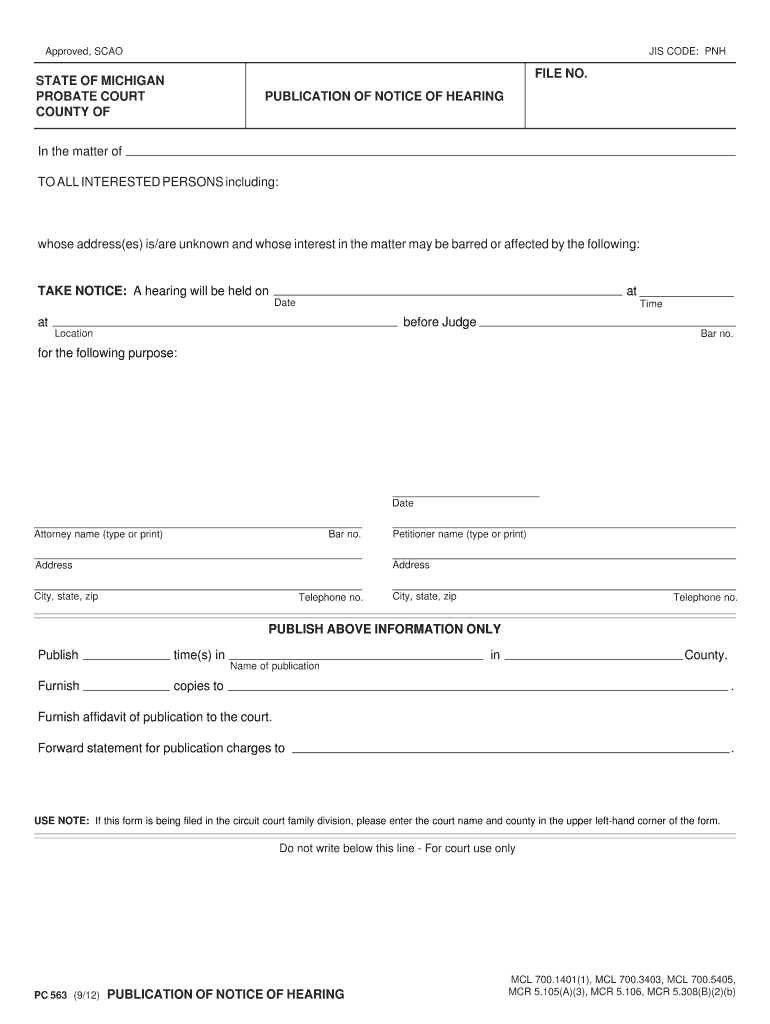 Fillable Online Interim Property TAX BILL Notice Fax  Form