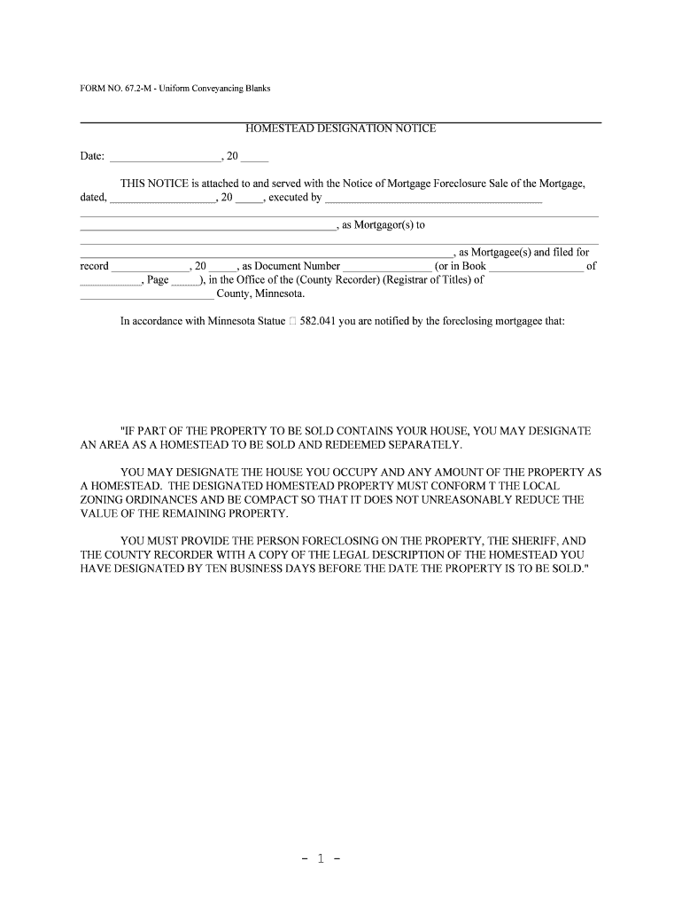 2 M Uniform Conveyancing Blanks