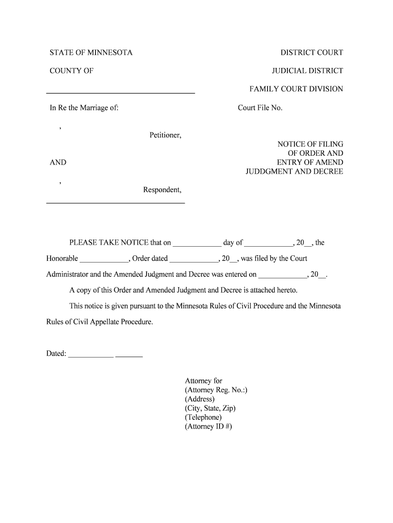 Ch 518 MN Statutes  Form