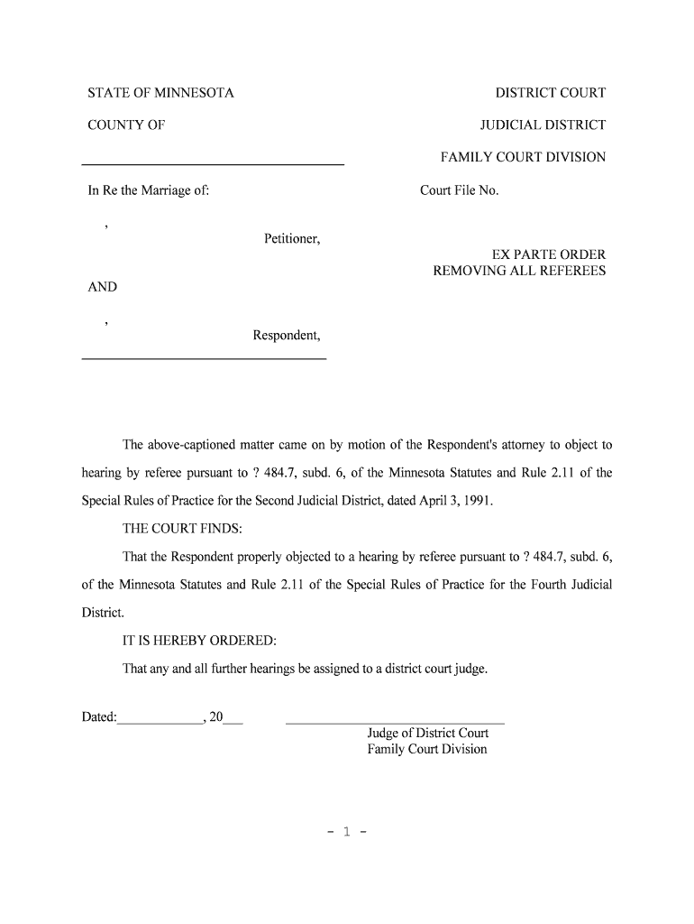 Sec 518B 01 MN Statutes  Form