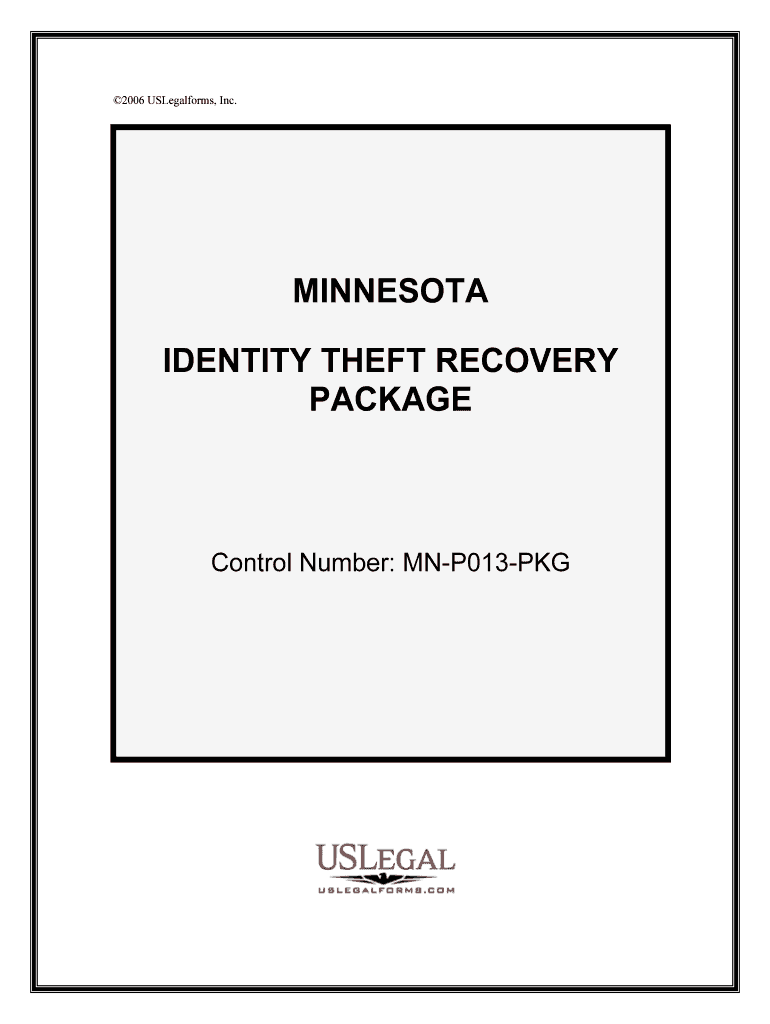 Control Number MN P013 PKG  Form