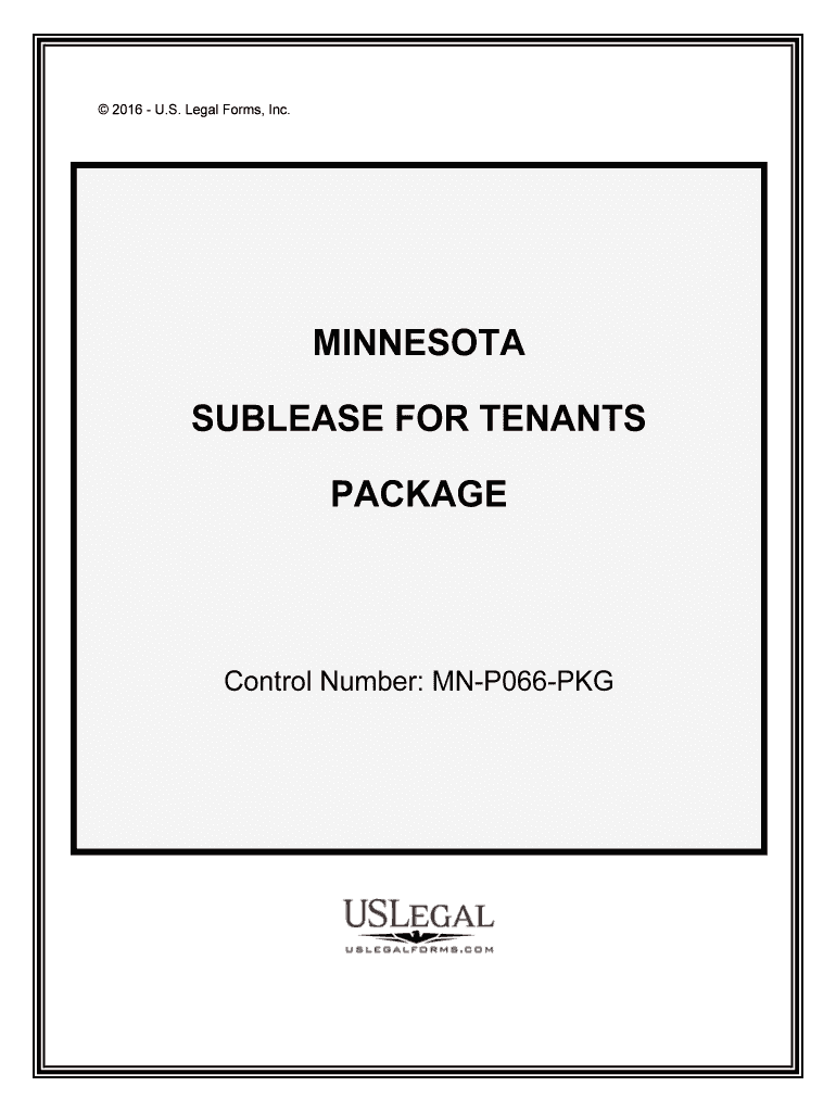 Control Number MN P066 PKG  Form