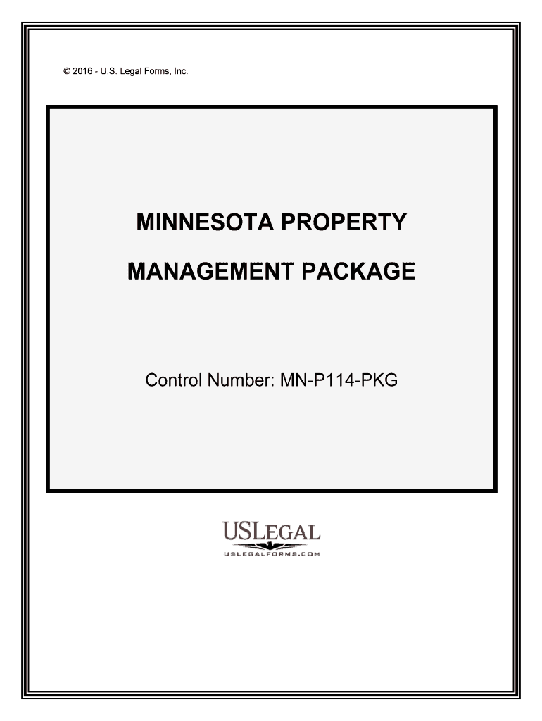 Control Number MN P114 PKG  Form