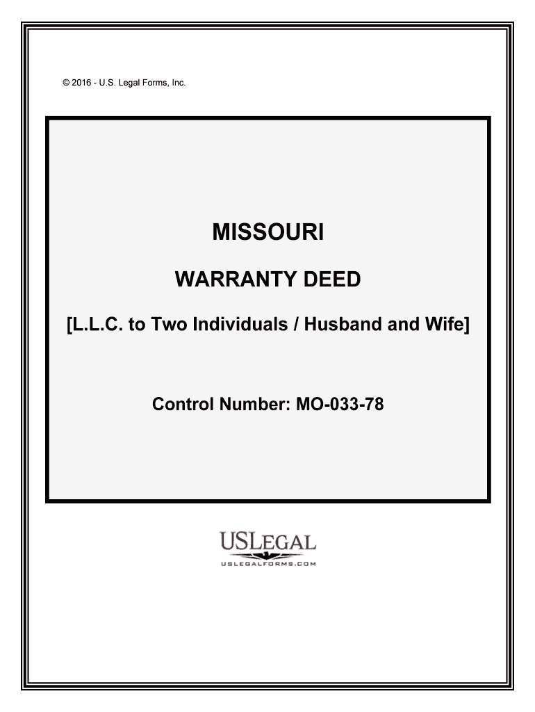 To Two Individuals Husband and Wife  Form