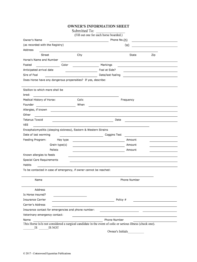 Feeding Program  Form