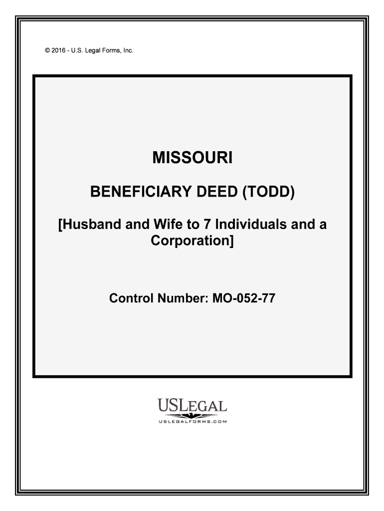BENEFICIARY DEED TODD  Form