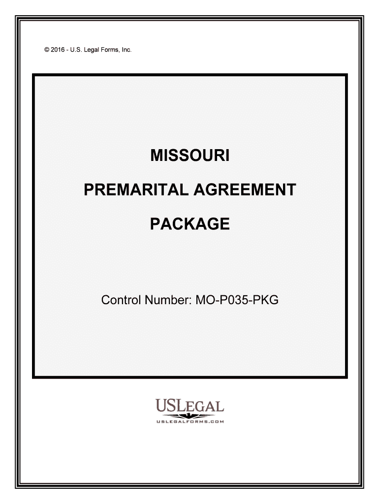 Control Number MO P035 PKG  Form