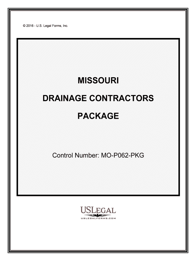 Control Number MO P062 PKG  Form