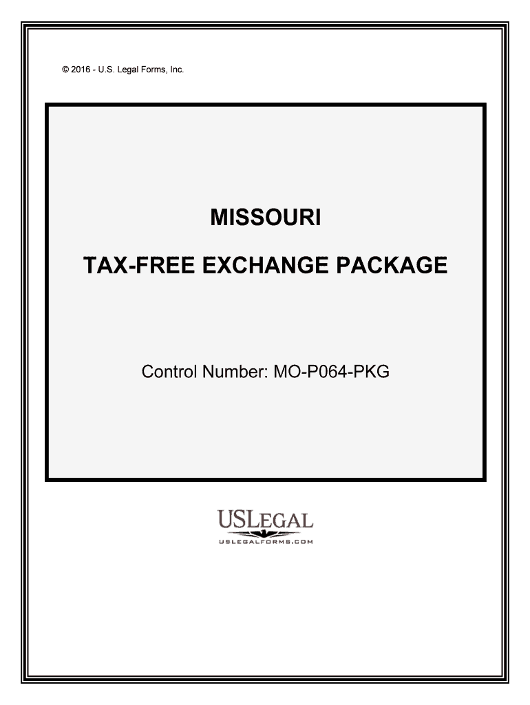 Control Number MO P064 PKG  Form