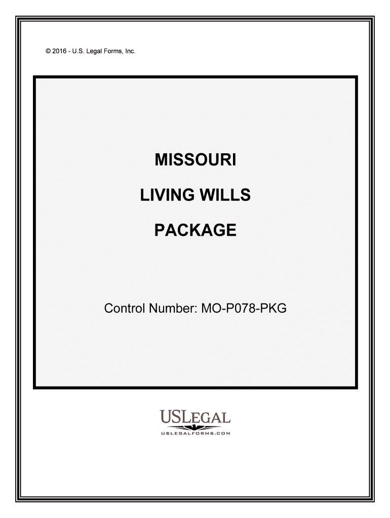 Missouri Living Will Templates PDF &amp;amp; DOCXFormSwift