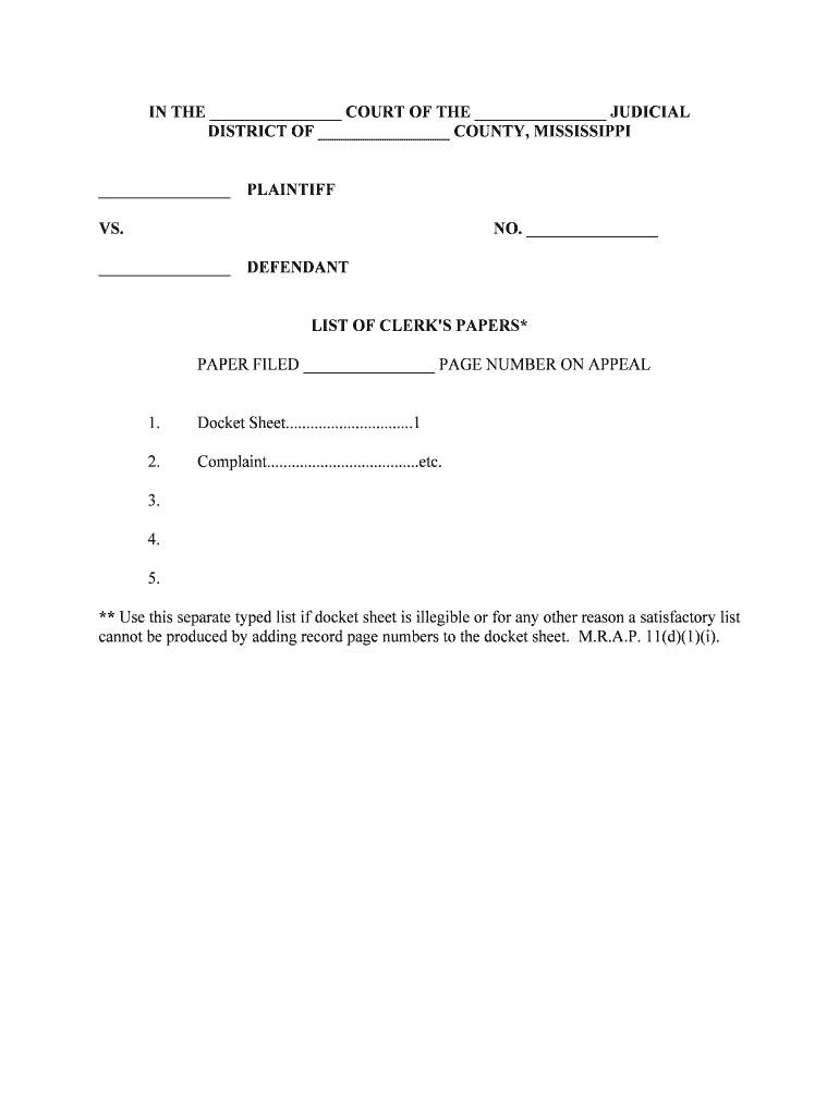 Cost Bill Washington State Courts Court Rules  Form