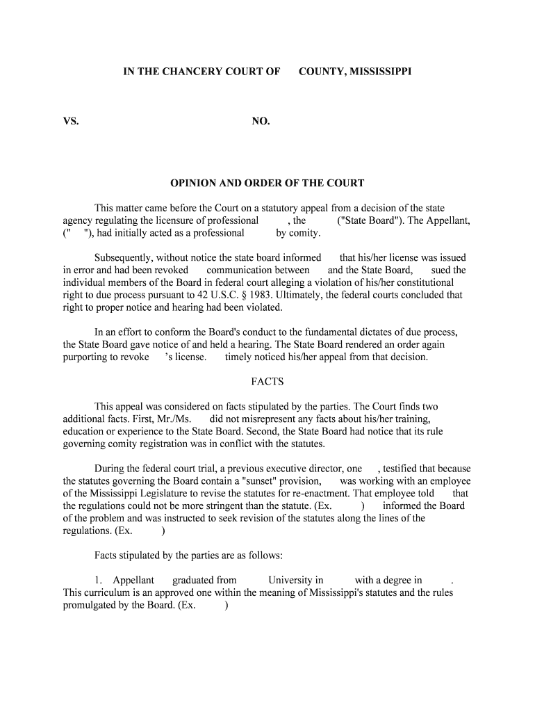 Manual for Mississippi Justice Courts Mississippi Judicial  Form