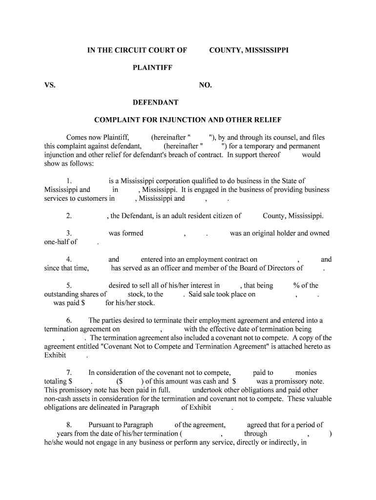 Chapter 3 Injunction California Code of Civil Procedure  Form