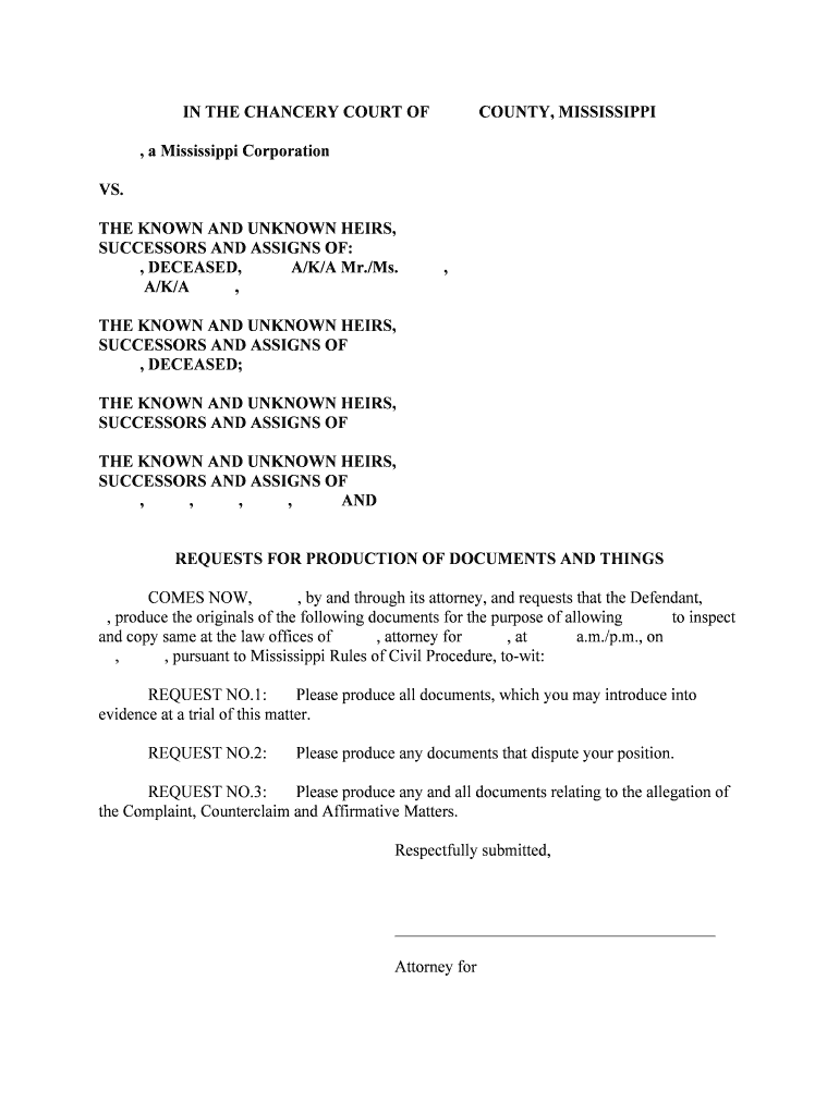 Mississippi Public Notice  Form
