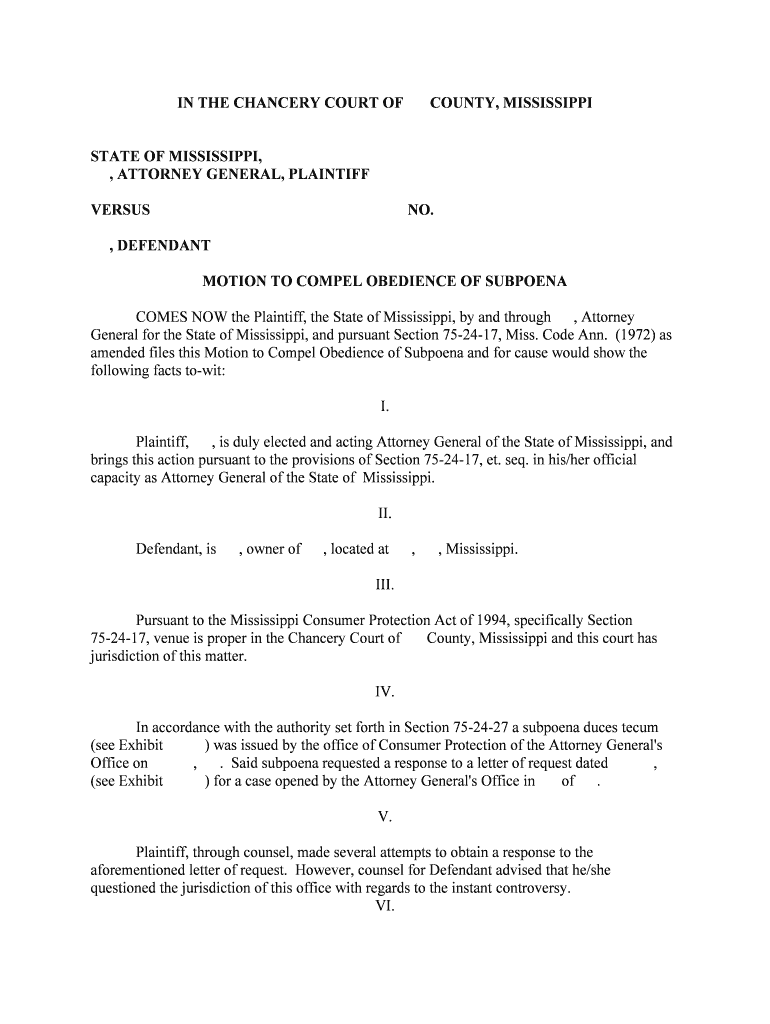 United States V State of Mississippi, 229 F Supp 925 S D  Form