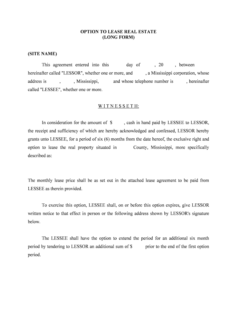 LEASE AGREEMENT by and between CIVITAS EQUITY FUND I, LLC  Form