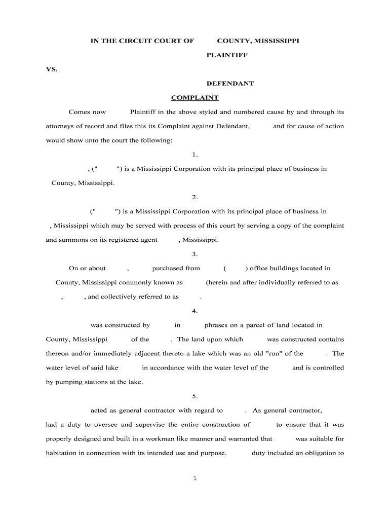 Cases, Dockets and Filings in MississippiJustia Dockets  Form