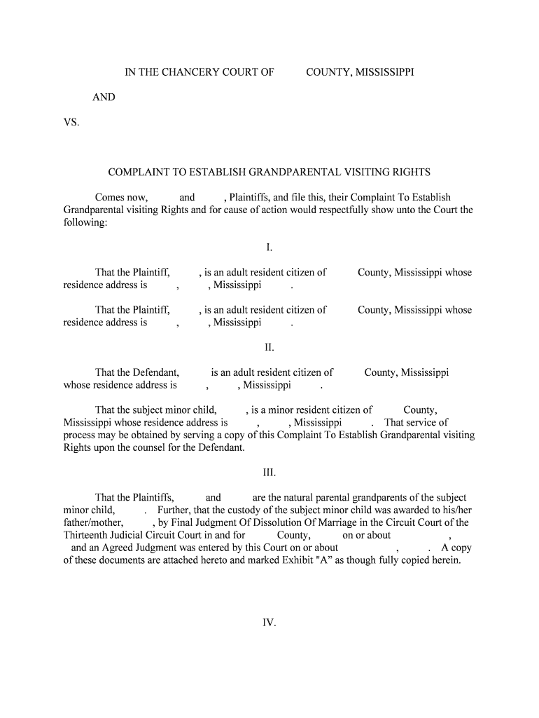 93 16 3 Who May Petition for Visitation Rights; When; Court  Form