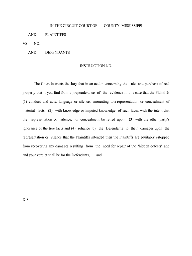 Circuit Court Clerks' Manual Civil Trial of the ActionPost Trial  Form