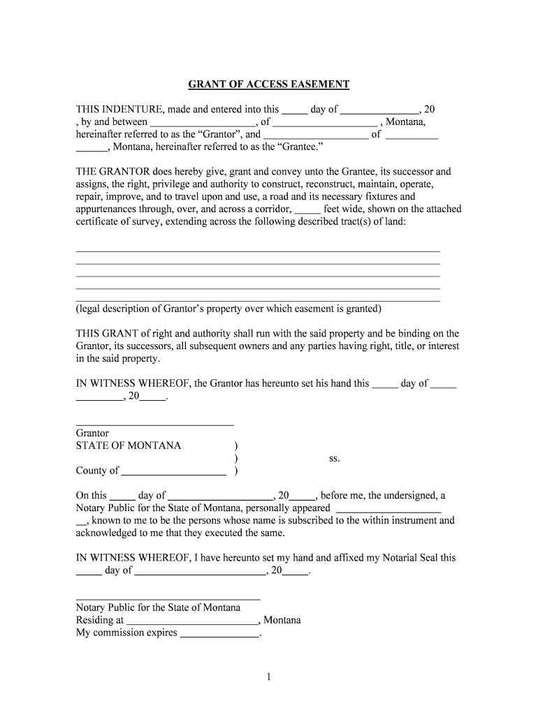 Contract for Deed Montana  Form
