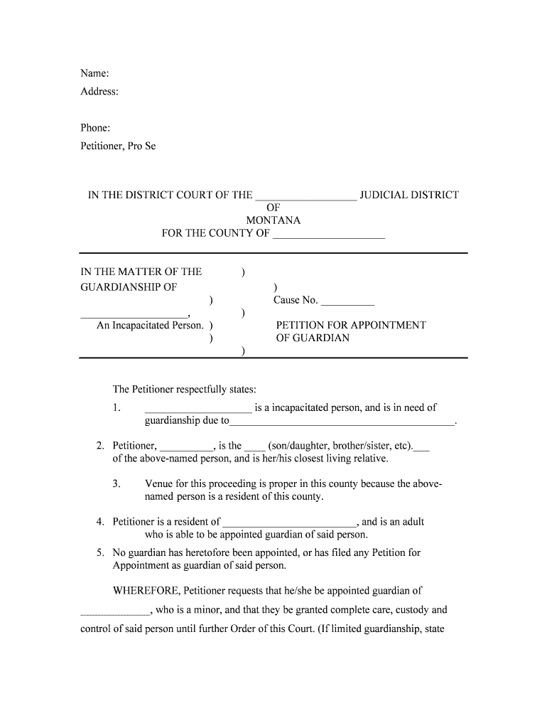 Adopting Your Step Child MT Judicial Branch  Form