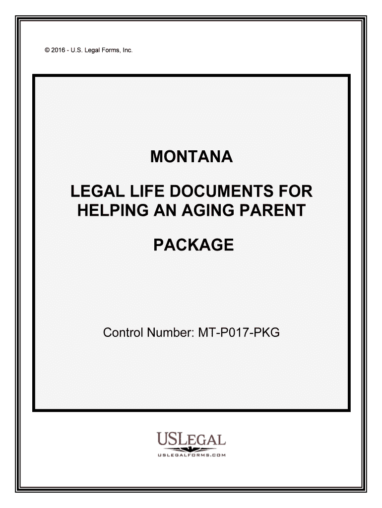 Control Number MT P017 PKG  Form