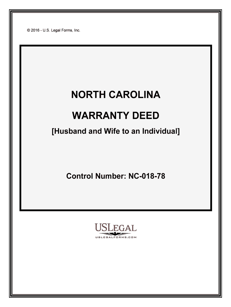 Control Number NC 018 78  Form