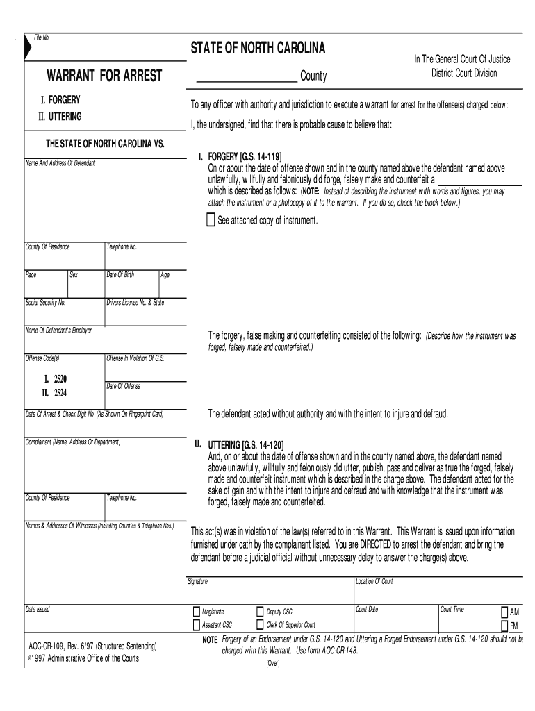 SUBCHAPTER III CRIMINAL PROCESS Article 17 Criminal  Form