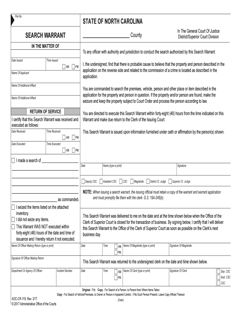 To Any Officer with Authority and Jurisdiction to Conduct the Search Authorized by This Search Warrant  Form