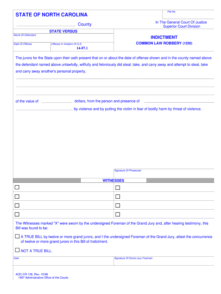 556 PDF File No STATE of NORTH CAROLINA in the General  Form