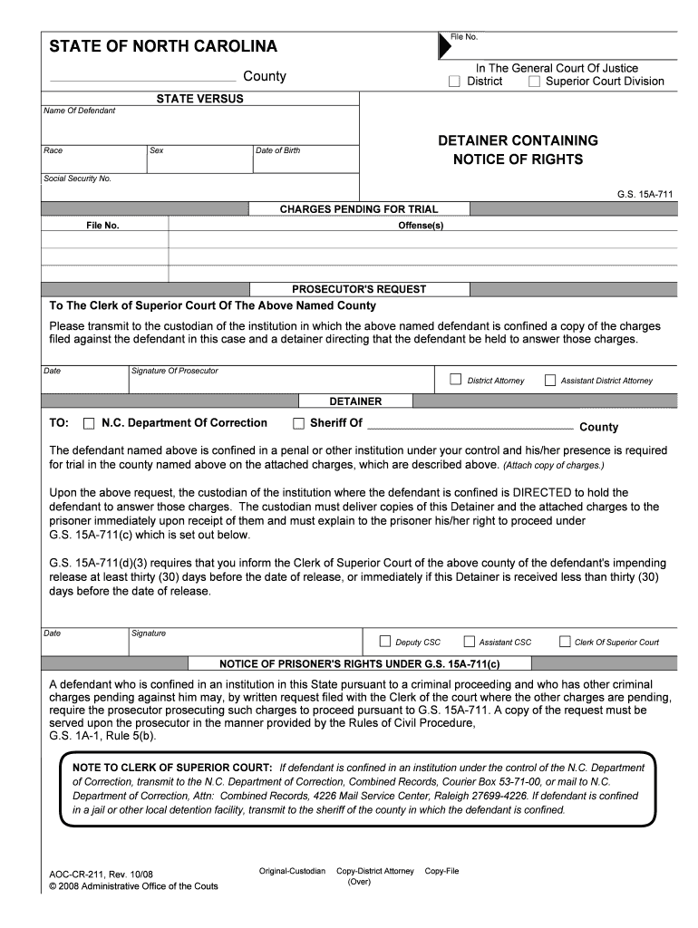 CHARGES PENDING for TRIAL  Form