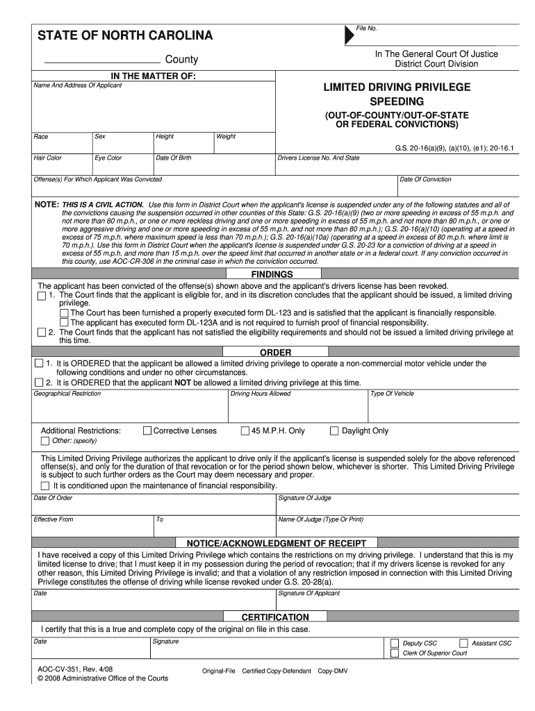 G S 20 20 1 Page 120 20 1 Limited Driving Privilege for  Form