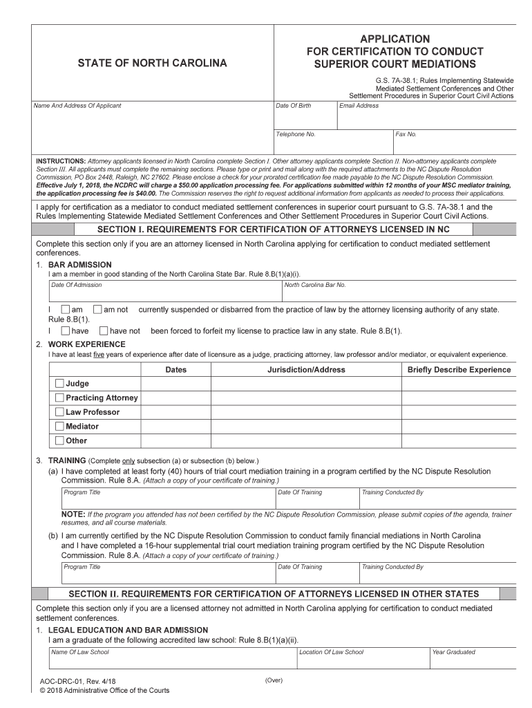 G S 7A 38 1 Page 17A 38 1 Mediated Settlement  Form