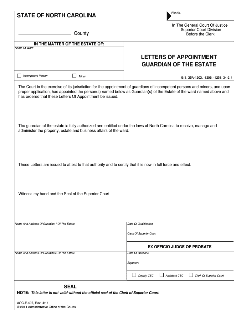 Incompetent Person  Form