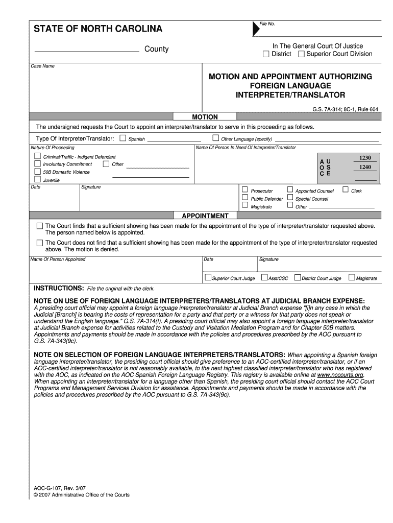 Interpreter and Translator Services CT Judicial Branch  Form