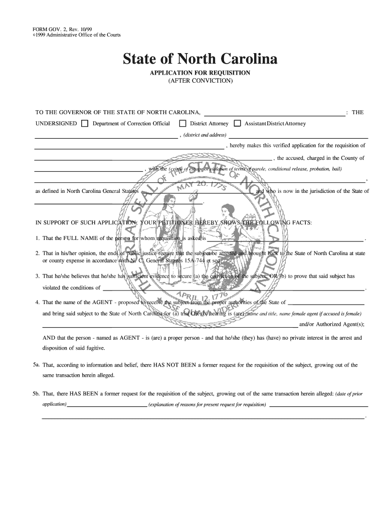 NC Gov Cooper Letter Request Form NC Governor Roy