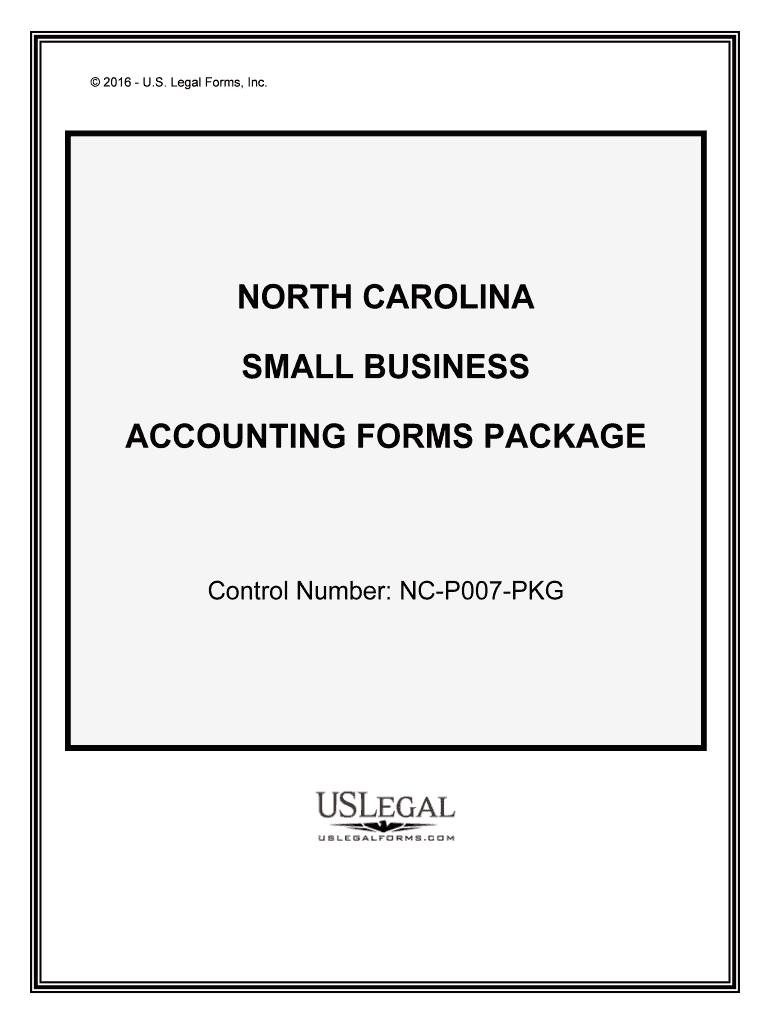 Control Number NC P007 PKG  Form