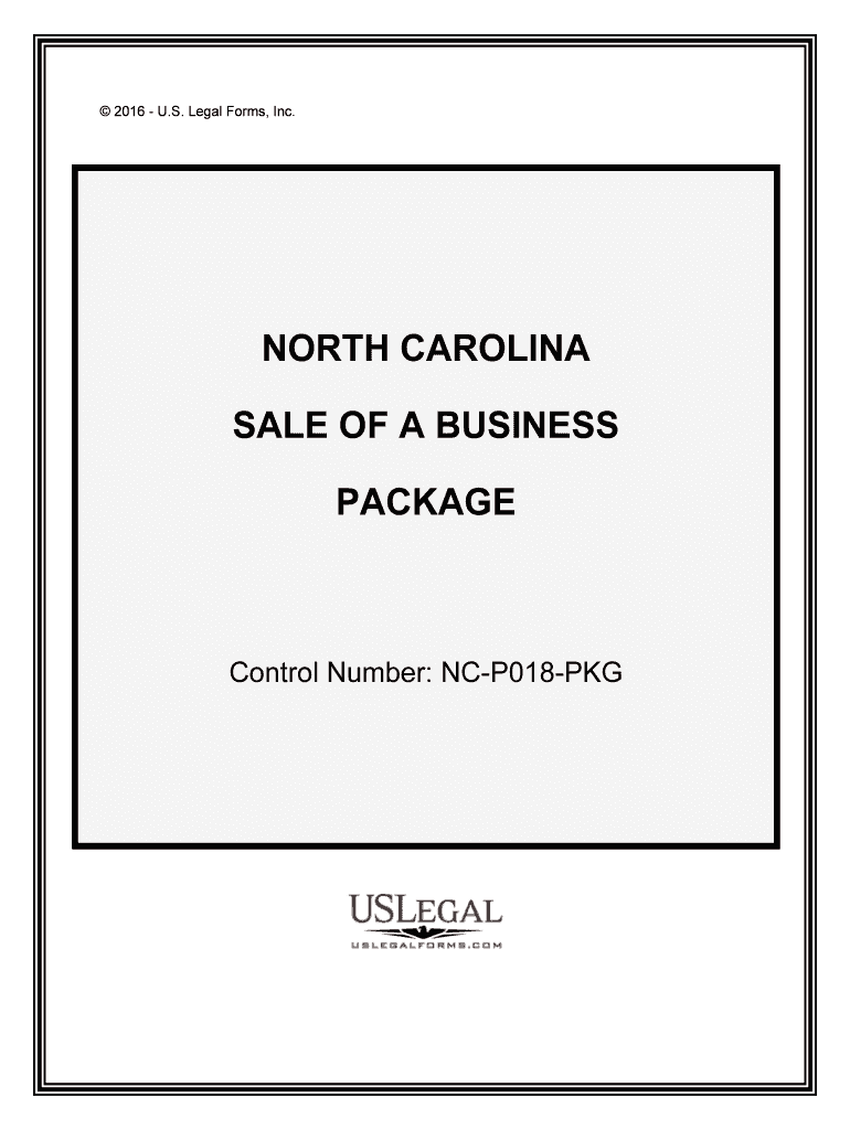 Control Number NC P018 PKG  Form