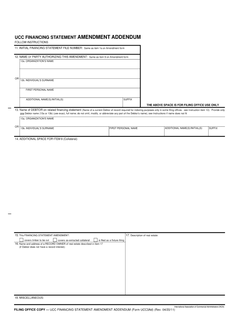 Read and Follow All Instructions; Use of the Correct Name for the Debtor is Crucial  Form