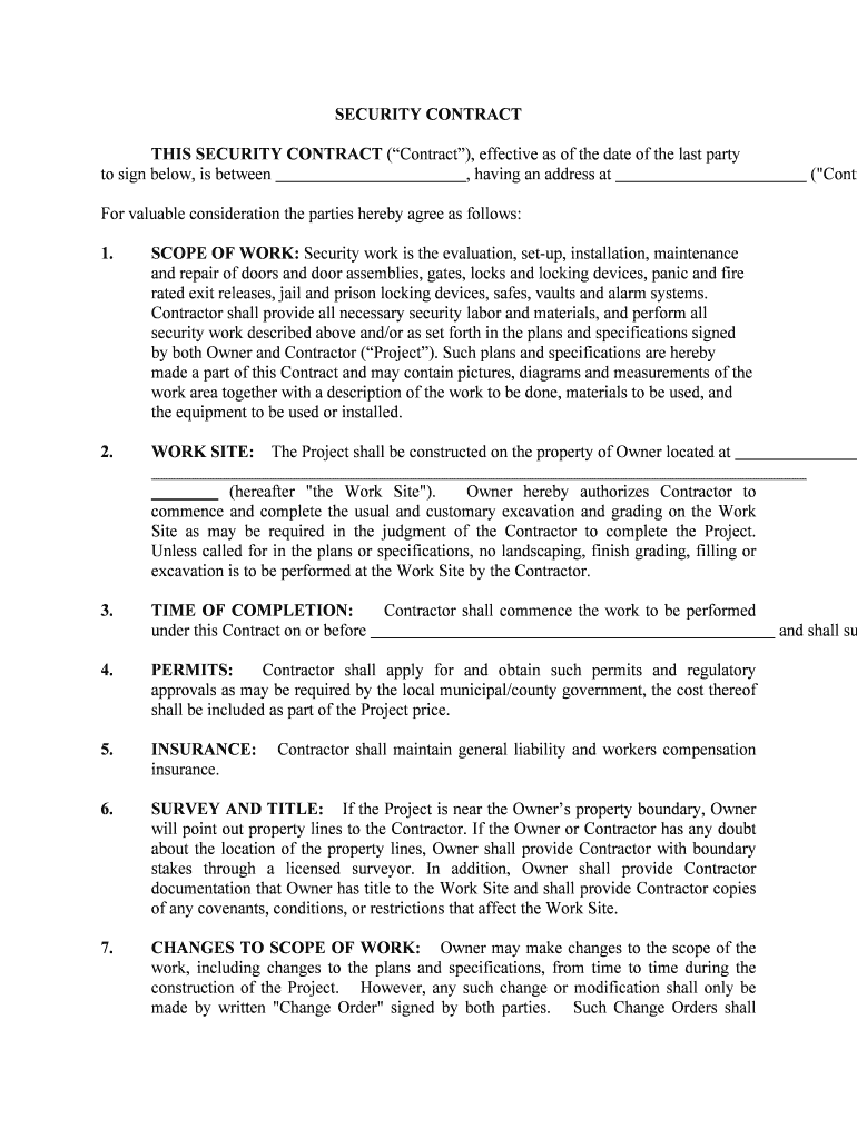 Made a Part of This Contract and May Contain Pictures, Diagrams and Measurements of the  Form