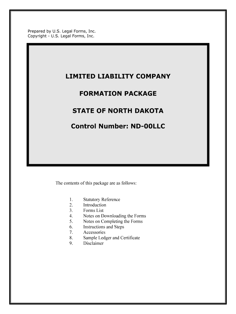 Control Number ND 00LLC  Form