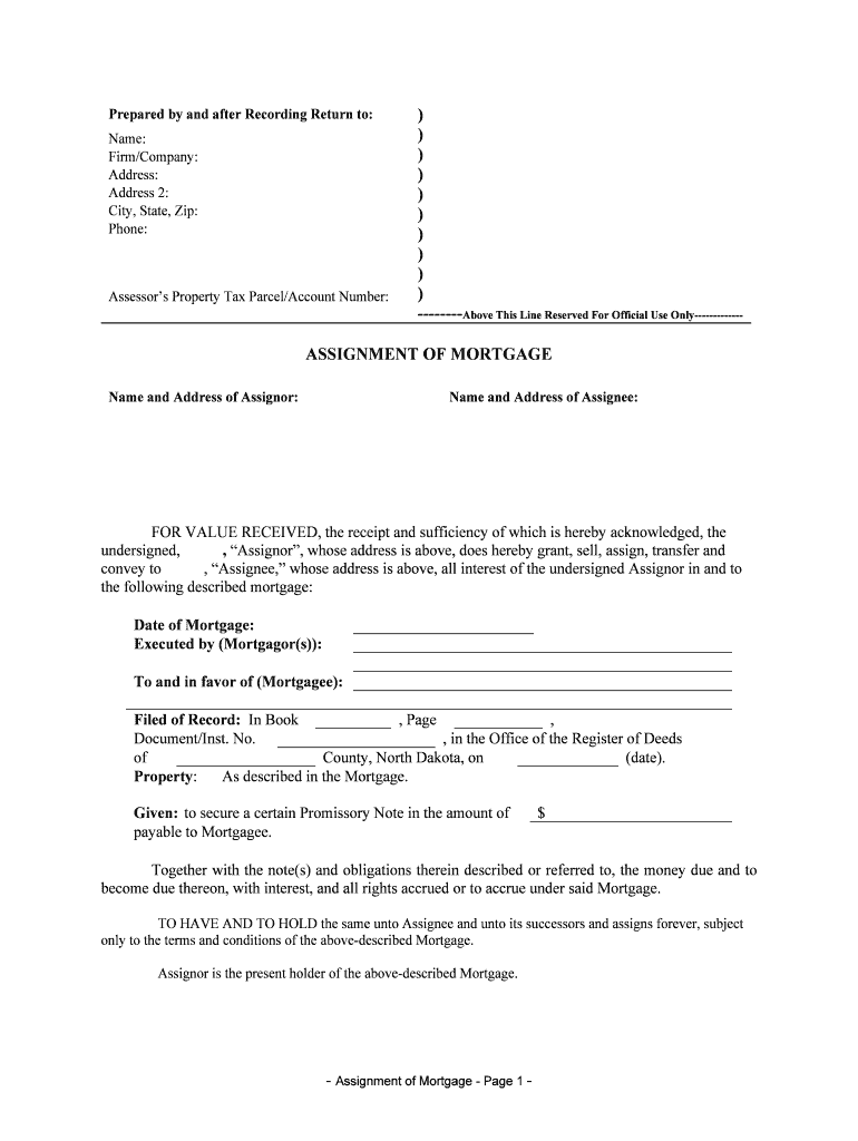 Become Due Thereon, with Interest, and All Rights Accrued or to Accrue under Said Mortgage  Form