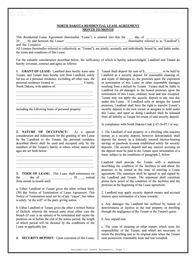 Form ND 864 1LT