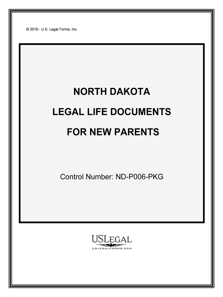 Control Number ND P006 PKG  Form