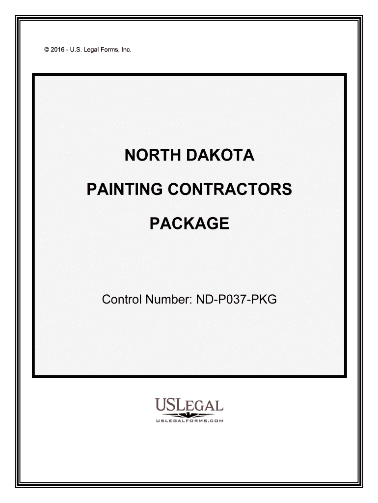 Painting Contractors Forms PackageUS Legal Forms