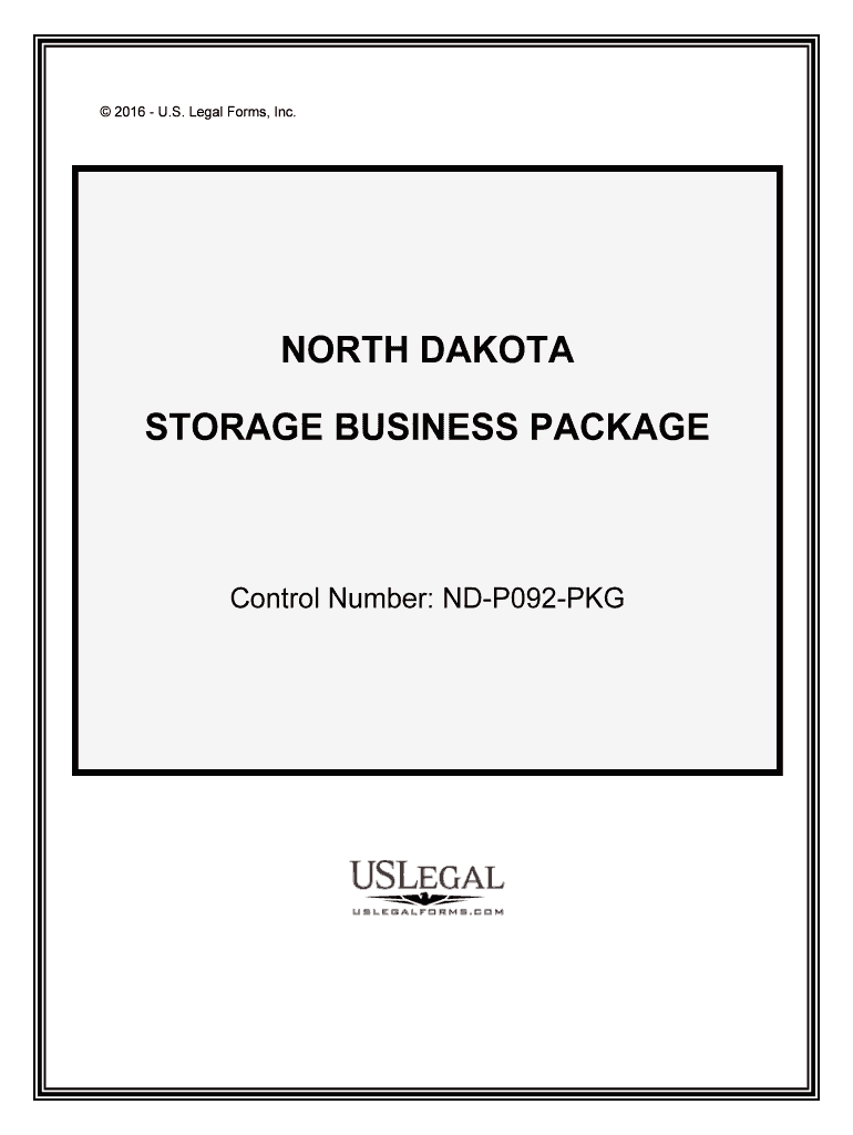 Control Number ND P092 PKG  Form