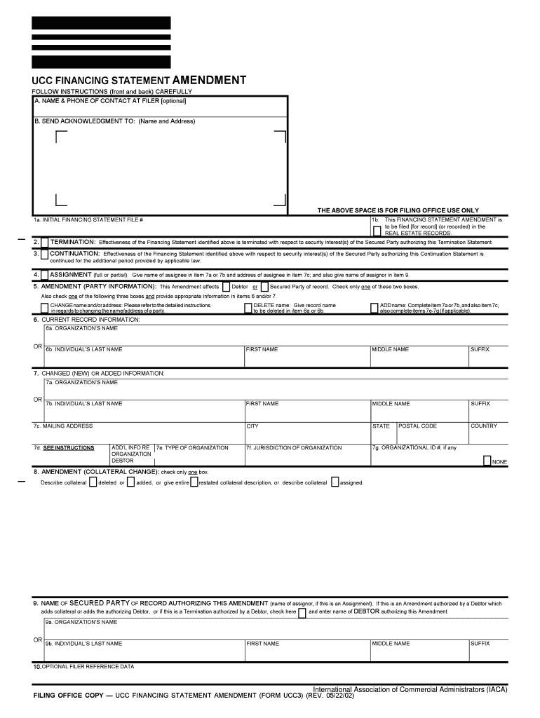 AMENDMENT PARTY INFORMATION This Amendment Affects