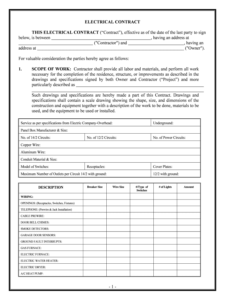 Breaker Size  Form