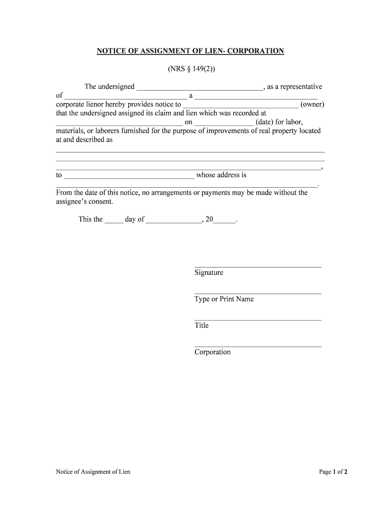 The Undersigned , as a Representative  Form