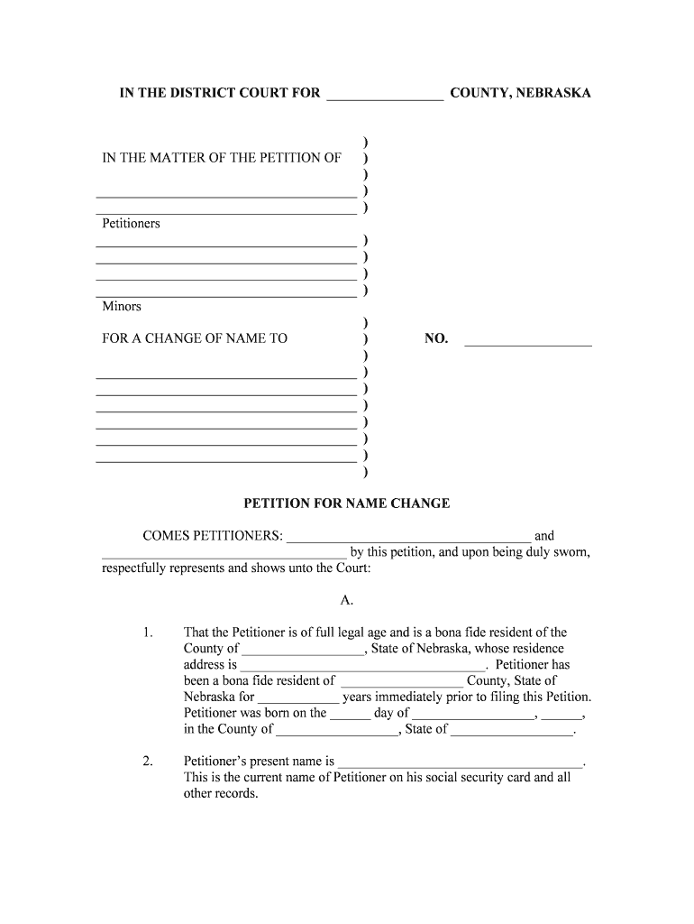 Filing Fees and Court CostsNebraska Judicial Branch  Form